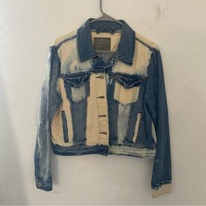 levi’s bleached pattern denim jacket

#bleach #denim #denimjacket #levis